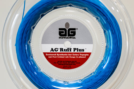 AG Ruff Plus Tennis String Reel-330' Blue