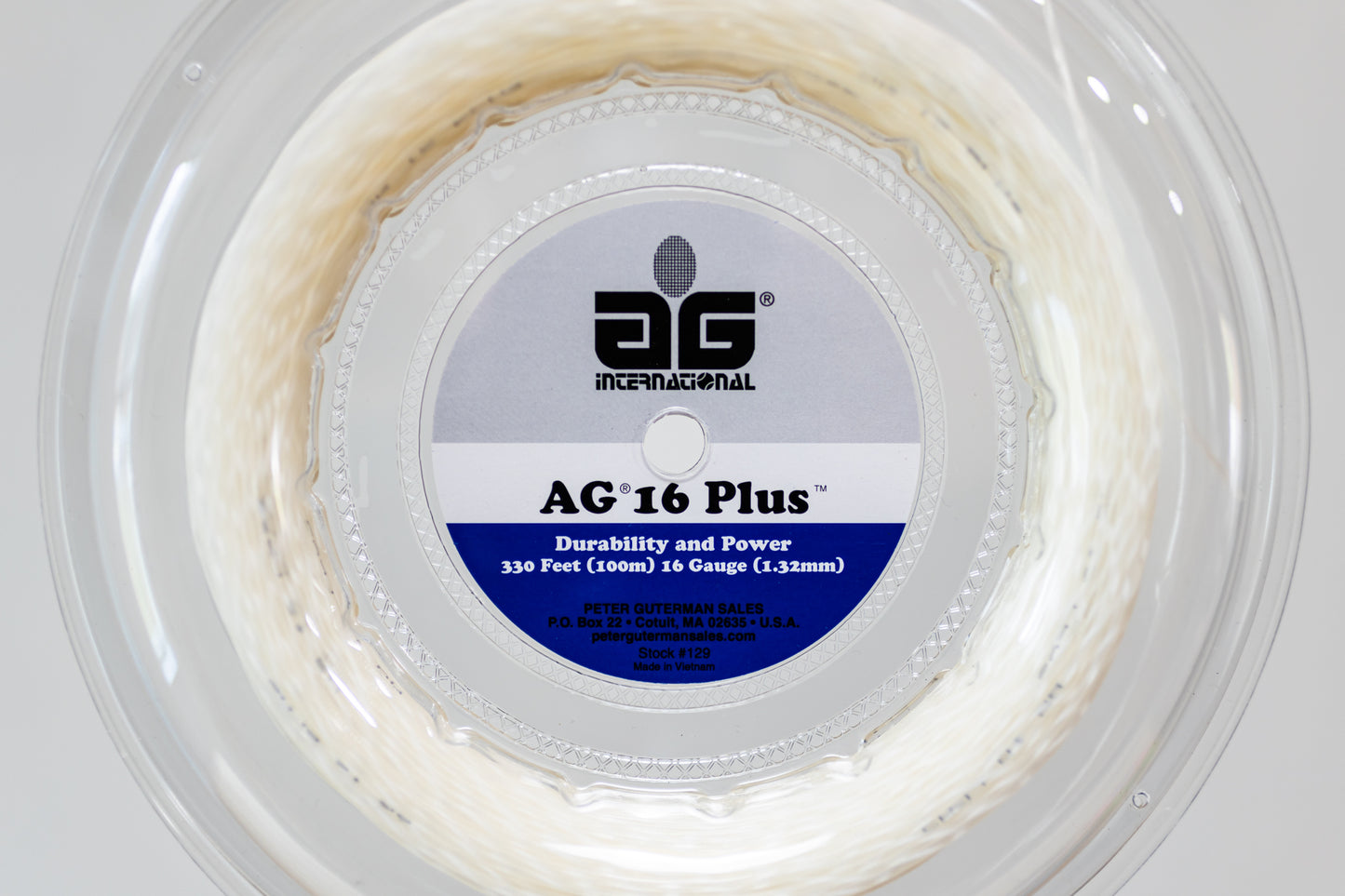 AG 16 Synthetic Gut Plus 330' White