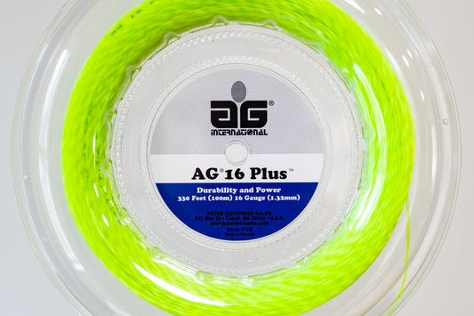 AG 16 Plus Synthetic Gut Tennis String Reel - Mint