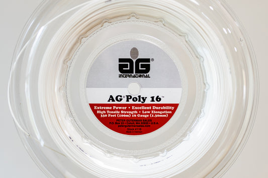 AG Poly 16 Reel  330' White