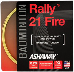 Ashaway Rally 21 Fire Natural Badminton String Set