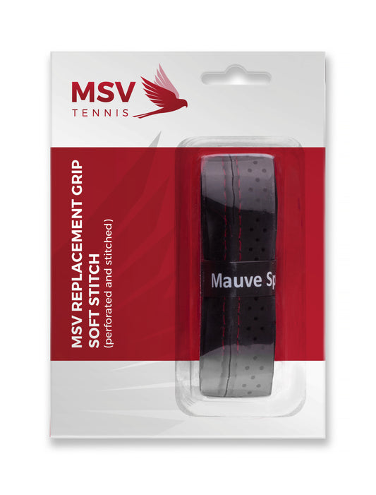 MSV Basic Grip Soft Stitched and Perforated Black