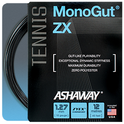 Ashaway Monogut ZX 16 Tennis String Set - Black