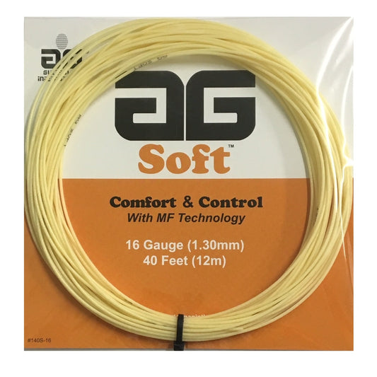 AG Soft 16G Tennis String Set - Amber